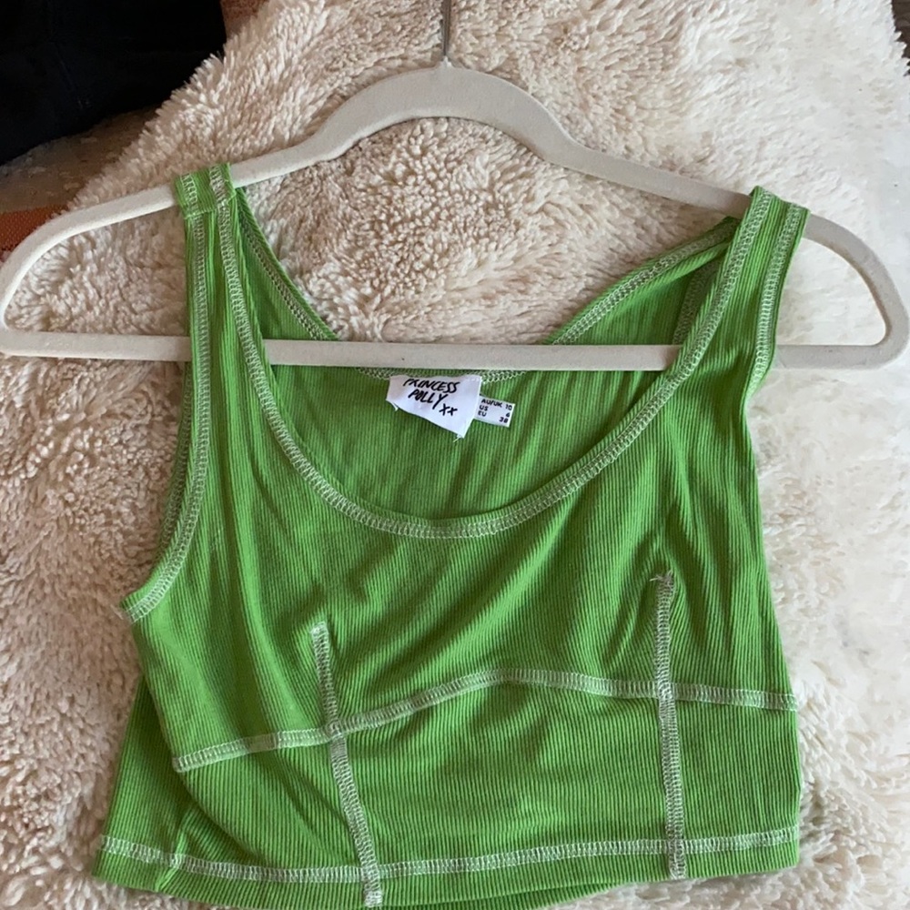 princess Polly green crop top